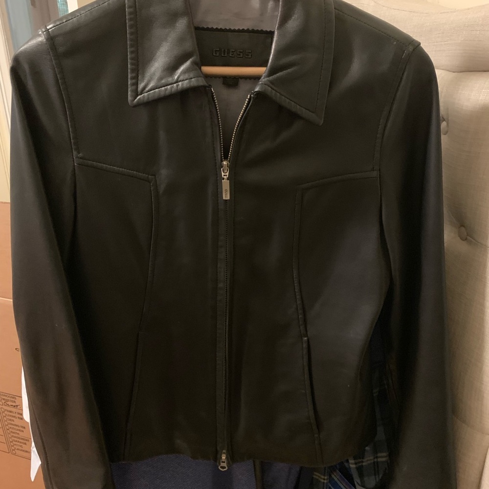 Guess Leather Jacket - image 4
